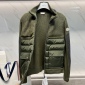 Replica MONCLER padded ribbed-knit jacket