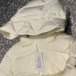 Replica MONCLER COLLECTION Avoce Short Down Jacket female White Ivory