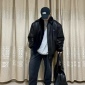 Replica BALENCIAGA Men's denim style jacket in black