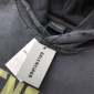 Replica Balenciaga Tape Type Popover Hoodie Washed Black