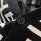 Replica Balmain - monogram-print V-neck cardigan