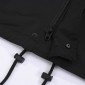 Replica Balenciaga Men's Tape Type Short Windbreaker - Black