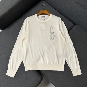 Christian Dior 2023-24FW SWEATER WITH CD INTERLACED SIGNATURE 
