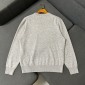 Replica DIOR - Sweater With Cd Interlaced Signature Gray Cashmere Jersey