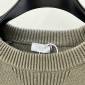 Replica DIOR - Sweater With Dior Oblique Inserts Khaki Cotton Jersey