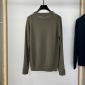 Replica DIOR - Sweater With Dior Oblique Inserts Khaki Cotton Jersey