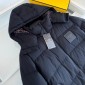 Replica Fendi 2023 Autumn/Winter New Mens Classic Style With Removable Hooded Down Coat Emblemed Inside Logo Top Quality