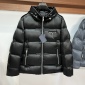 Replica GUESS Puffer Coat Mens Size XL Smoke Gray Hooded Logo Resistant NWOT $225