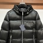 Replica GUESS Puffer Coat Mens Size XL Smoke Gray Hooded Logo Resistant NWOT $225