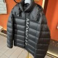 Replica Moncler Men's Ume Puffer Jacket With Logo-Tape Placket, Black