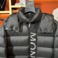 Replica Moncler Men's Ume Puffer Jacket With Logo-Tape Placket, Black