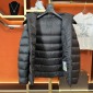 Replica Moncler Men's Ume Puffer Jacket With Logo-Tape Placket, Black