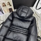 Replica Moncler - Drawstring-waist Quilted Hooded Jacket - Womens - Black