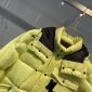 Replica Moncler Genius Anthemiok Waterproof Down Puffer Jacket in Yellow