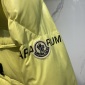 Replica Moncler Genius Anthemiok Waterproof Down Puffer Jacket in Yellow