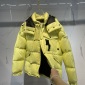 Replica Moncler Genius Anthemiok Waterproof Down Puffer Jacket in Yellow