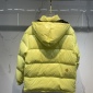 Replica Moncler Genius Anthemiok Waterproof Down Puffer Jacket in Yellow