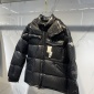 Replica Moncler Genius - 7 Moncler FRGMT Hiroshi Fujiwara - Anthemium hooded short down jacket black