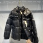 Replica Moncler Genius - 7 Moncler FRGMT Hiroshi Fujiwara - Anthemium hooded short down jacket black