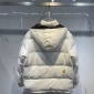 Replica MONCLER X FRGMT Anthemiock Short Down Jacket unisex Bright White