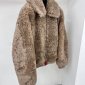 Replica Gucci Web-Stripe Shearling Bomber Jacket