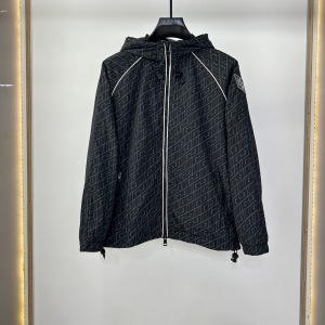 Square GG print nylon jacket