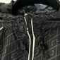 Replica Square GG print nylon jacket