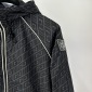 Replica Square GG print nylon jacket