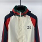 Replica GUCCI Cotton Nylon Jacket With Patch, Size 44, White