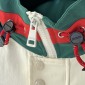 Replica GUCCI Cotton Nylon Jacket With Patch, Size 44, White