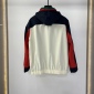 Replica GUCCI Cotton Nylon Jacket With Patch, Size 44, White