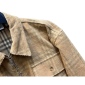 Replica Burberry Partel Corduroy Check Overshirt in Natural for Men