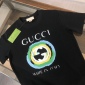 Replica Gucci GG Logo Interlocking Tee in Black