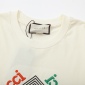 Replica GUCCI Red and green double G letter embroidery Logo Tshirt