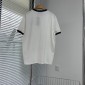 Replica GUCCI O-Neck Cashmere Short Sleeve  Embroidered Soft Basic Pullover T-Shirts