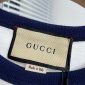 Replica GUCCI O-Neck Cashmere Short Sleeve  Embroidered Soft Basic Pullover T-Shirts