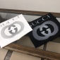 Replica Gucci Interlocking G Logo Crew Neck T-Shirt - Black T-Shirts