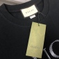 Replica Gucci Interlocking G Logo Crew Neck T-Shirt - Black T-Shirts