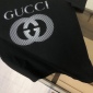 Replica Gucci Interlocking G Logo Crew Neck T-Shirt - Black T-Shirts