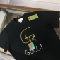 Replica Gucci logo black T shirt