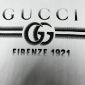 Replica GUCCI Cotton Jersey T-shirt With Gucci Print, Size XXXL, White, Ready-to-wear