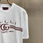 Replica Cotton jersey T-shirt with Gucci print in white | GUCCI® ZA