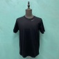 Replica GUCCI   t-shirt with logo neck print in black