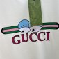 Replica Gucci Gucci Belt Logo Floral Patch Cotton T-Shirt