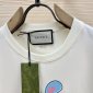 Replica Cotton jersey printed T-shirt in off white | GUCCI® TR