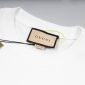 Replica GUCCI Monogram embroidery short sleeve T-shirt Black White