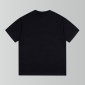 Replica GUCCI Monogram embroidery short sleeve T-shirt Black