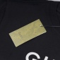 Replica GUCCI Monogram embroidery short sleeve T-shirt Black