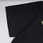 Replica GUCCI Monogram embroidery short sleeve T-shirt Black