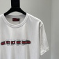 Replica GUCCI Cotton Jersey T-shirt With Gucci Print, Size XL, White, Ready-to-wear